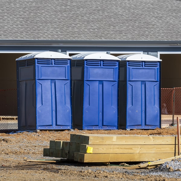 are there any restrictions on what items can be disposed of in the porta potties in Masonville